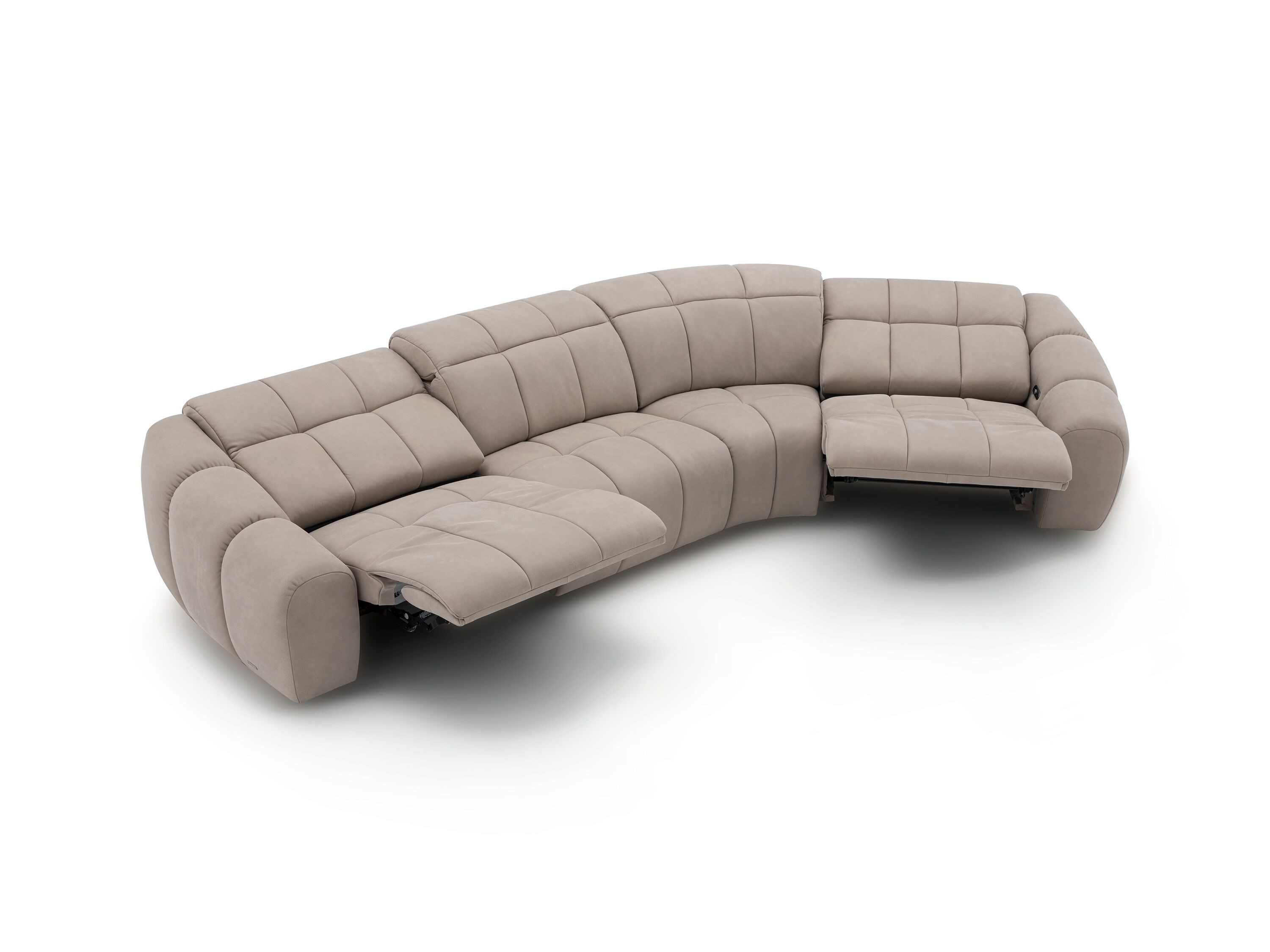 Модульный кожаный диван с электроприводом CAMPO DE' FIORI CHOCCO ARCH-00097049 - Вид №5