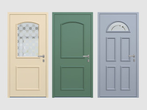 Алюминиевая входная дверь