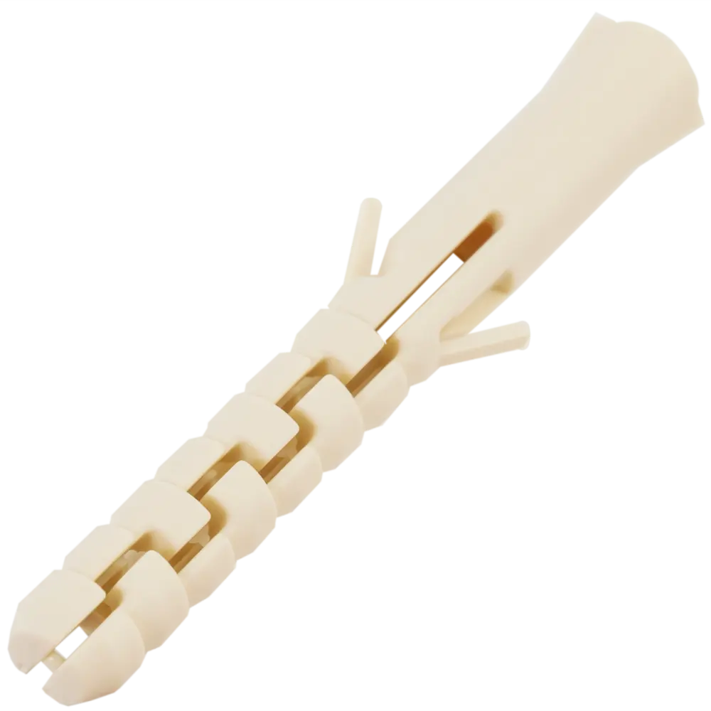 Дюбель для полнотелых материалов PND-8L 8x65 мм нейлон цвет бежевый 6 шт ЕВРОПАРТНЕР STLM-2033917 - Вид №1