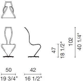 Cappellini Стул из ткани S-chair sun-id-1497662 - Вид №2