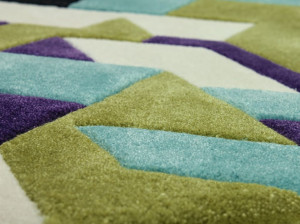 Ковер ручной работы из ткани