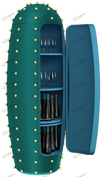 Scarlet Splendour Барный шкаф из фанеры Oasis sun-id-1427645