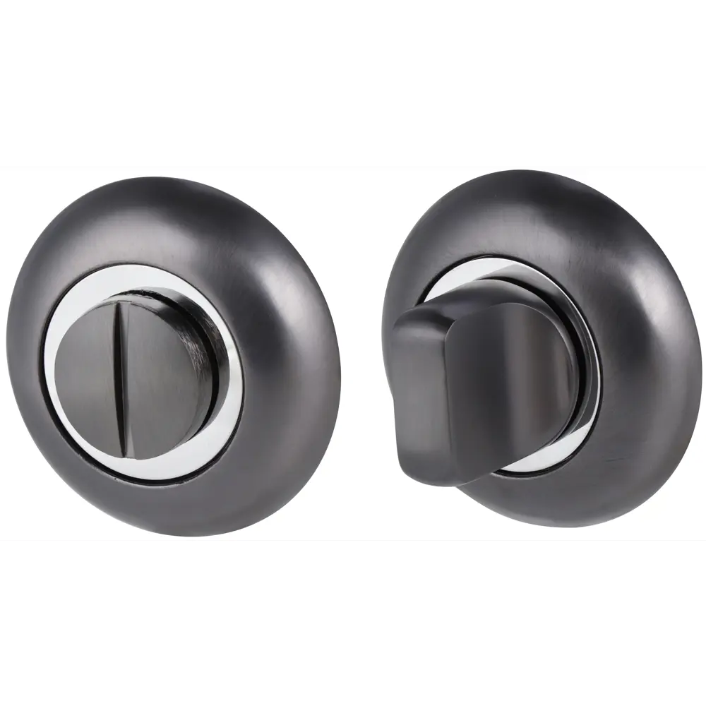 EDSON Накладка-фиксатор для межкомнатных дверей матовый черный 84376132 STLM-0048828 - Вид №1