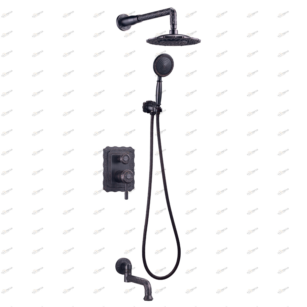 LM6622ORB Смеситель Jasmine для ванны и душа, встраиваемый LEMARK JASMINE