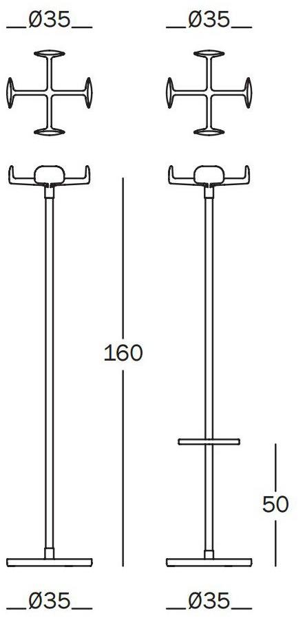 Magis Вешалка из алюминия sun-id-1505997 - Вид №2