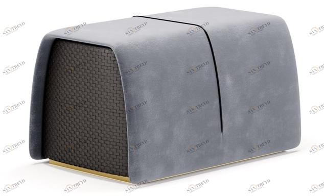 SM Living Couture Подставка для ног / скамейка из бархата и кожи Couture Pff_03