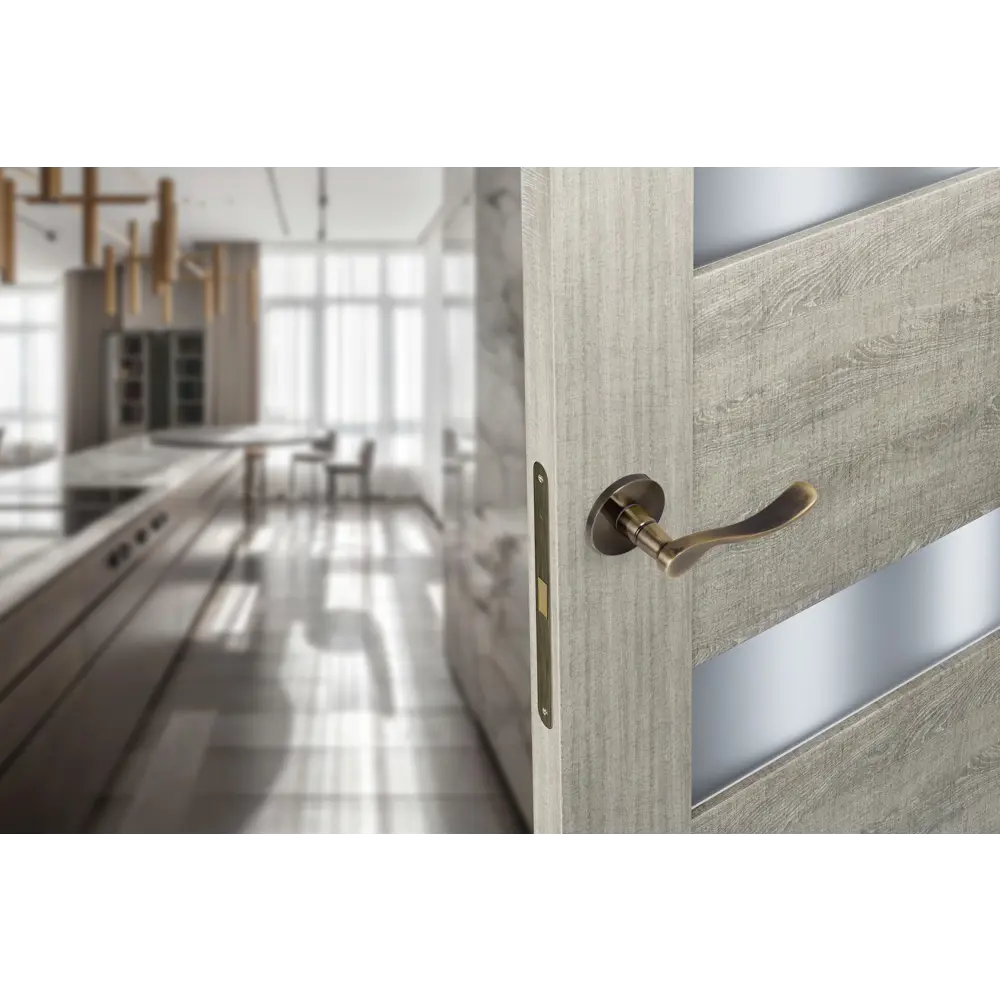 Дверные ручки EDSON EDS-46H-R2 в бронзовом исполнении 85167754 STLM-0894207 - Вид №6