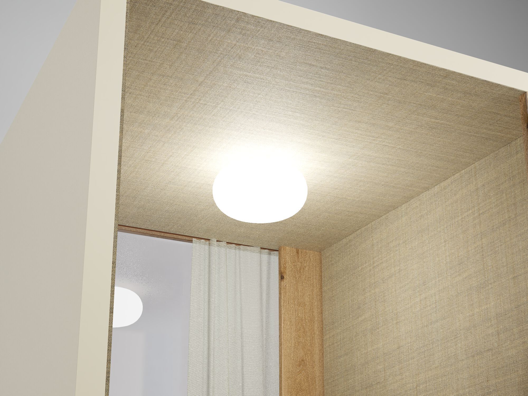 Одноместная акустическая офисная кабина со встроенным освещением Kettal Kall ARCH-00129543 - Вид №3