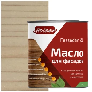 90407641 Масло для фасадов HOLZER MFASAD25Latte цвет латте 2.5 л STLM-0855986
