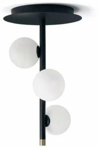 Miloox Потолочный светильник из металла и опалового стекла Pomì 1744.103