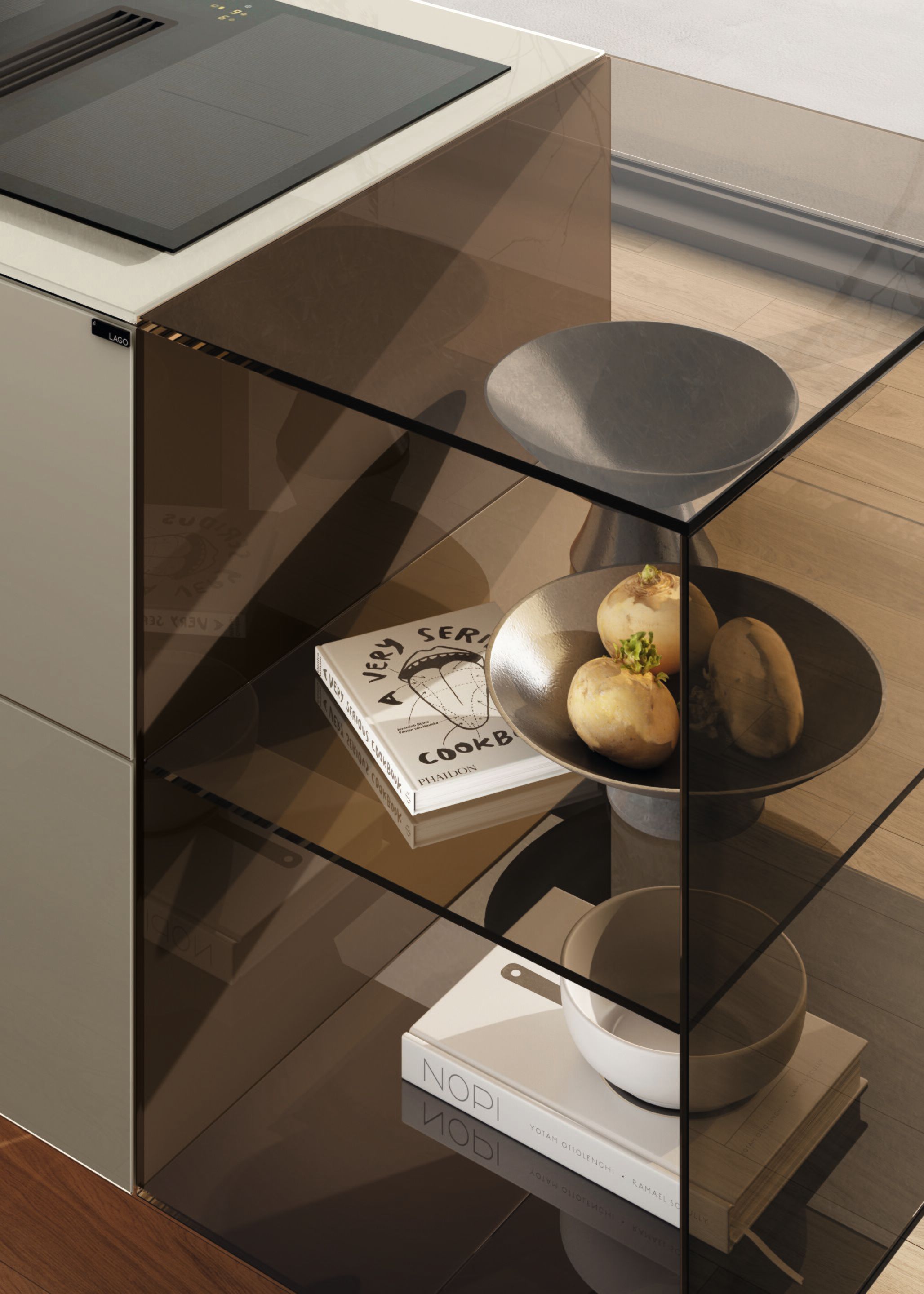 Встроенная кухня с островом Lago 36e8 ARCH-00020721 - Вид №2