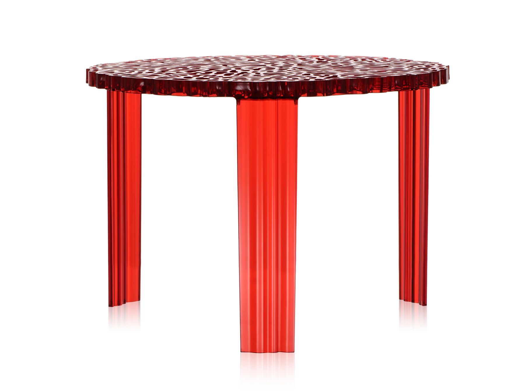 Круглый журнальный столик из ПММА Kartell T-TABLE ARCH-00031450