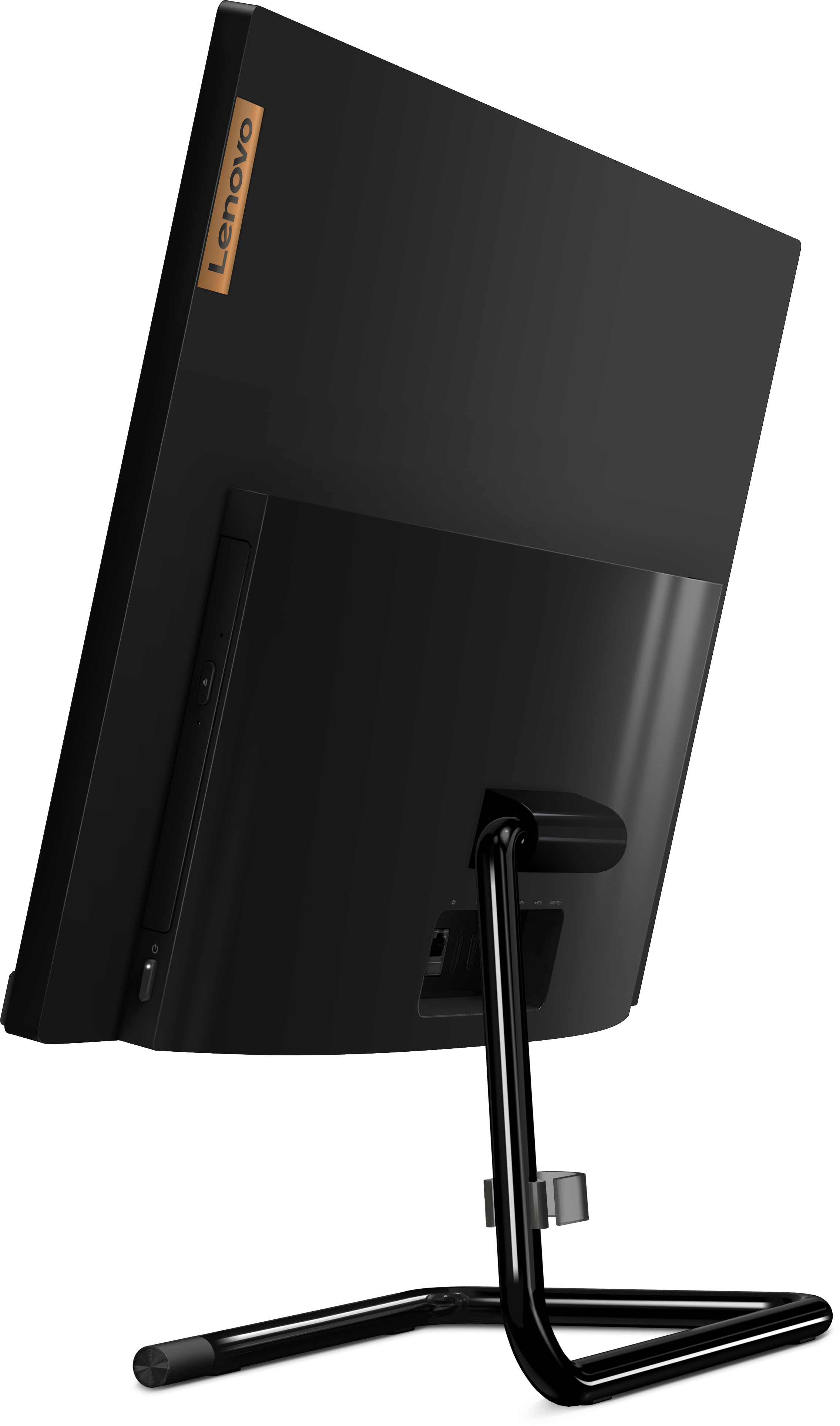 F0E800E5RK ideacentre aio a340-24iwl 23.8"(1920x1080 ips)/intel core i3 10110u(2.1ghz)/8192mb/1000+128ssdgb/dvdrw/int:intel uhd graphics 620/bt/wifi/war 1y/5.87kg/black/dos + клавиатура, мышь usb Lenovo Santreyd  - Вид №6