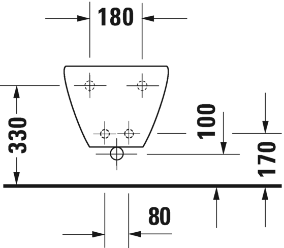 253210..00 Биде подвесное Duraplus Duravit - Вид №3