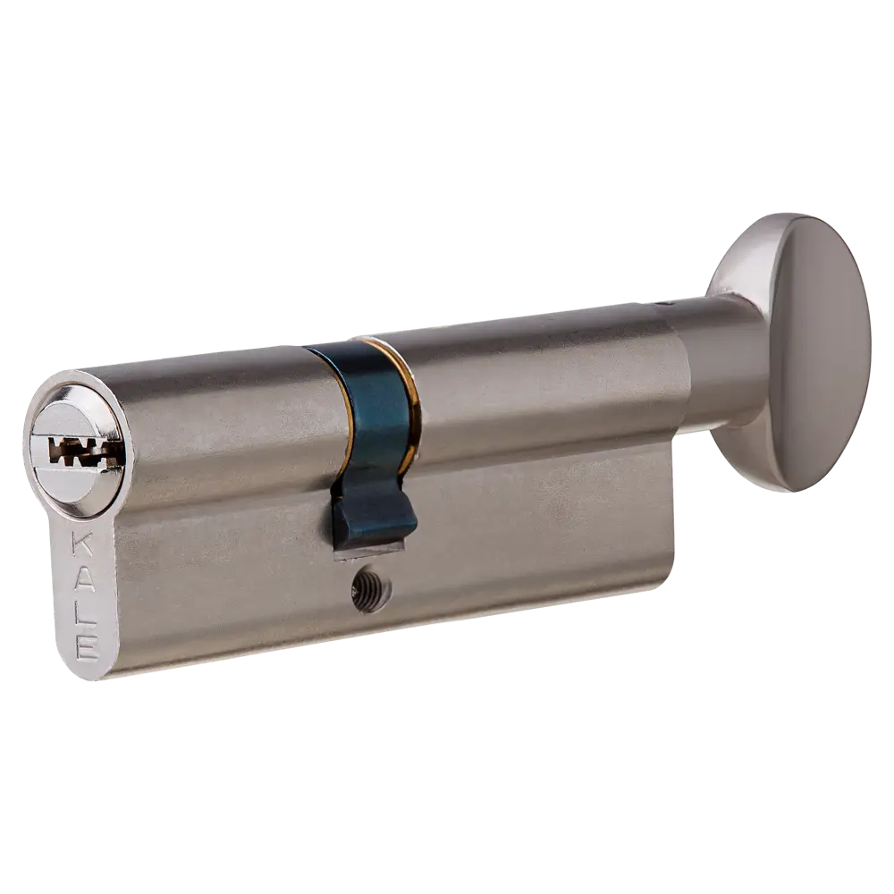 Цилиндр Kale 164SM-90-C-NI, 35х45 мм, ключ/вертушка, цвет никель 82394762 STLM-2069601 