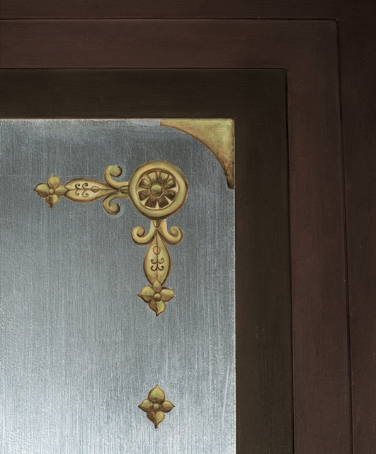 C1 Tifernoit Дверь покрыта сусальным серебром Porte  - Вид №2