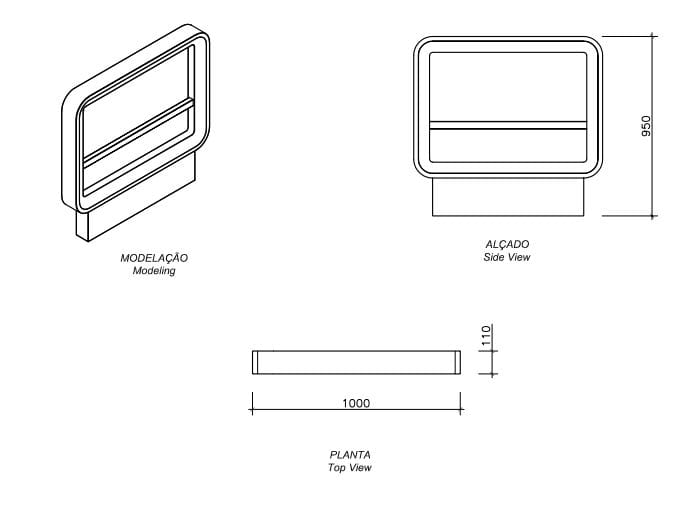 Бетонный столб / стойка для велосипедов amop ARCH-00074164 - Вид №1