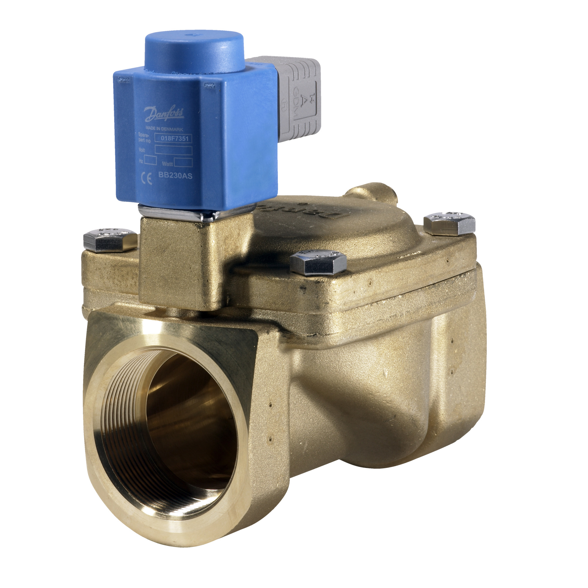 Danfoss EV220B — двухходовые электромагнитные клапаны для общей промышленности Клапан электромагнитный EV220B 032U1242  - Вид №53