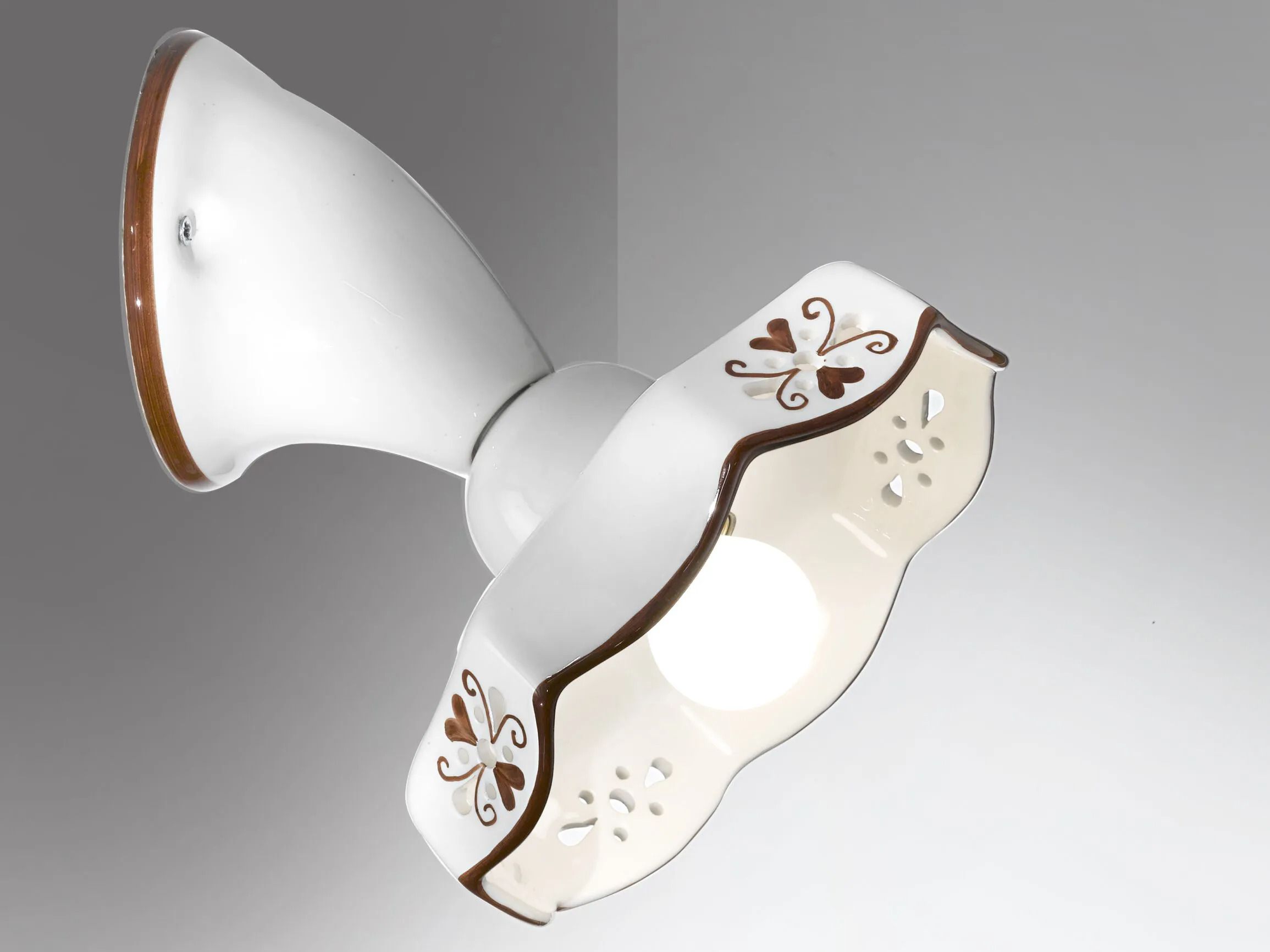 Керамический светодиодный настенный светильник Cremasco Illuminazione Венецианская традиция ARCH-00058168 - Вид №1