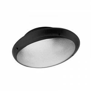 Уличный светильник потолочный D 23,5 см черный "Акуа Иней" 400-001-106 HOROZ АКУА ИНЕЙ 00-3899150 Прозрачный;черный