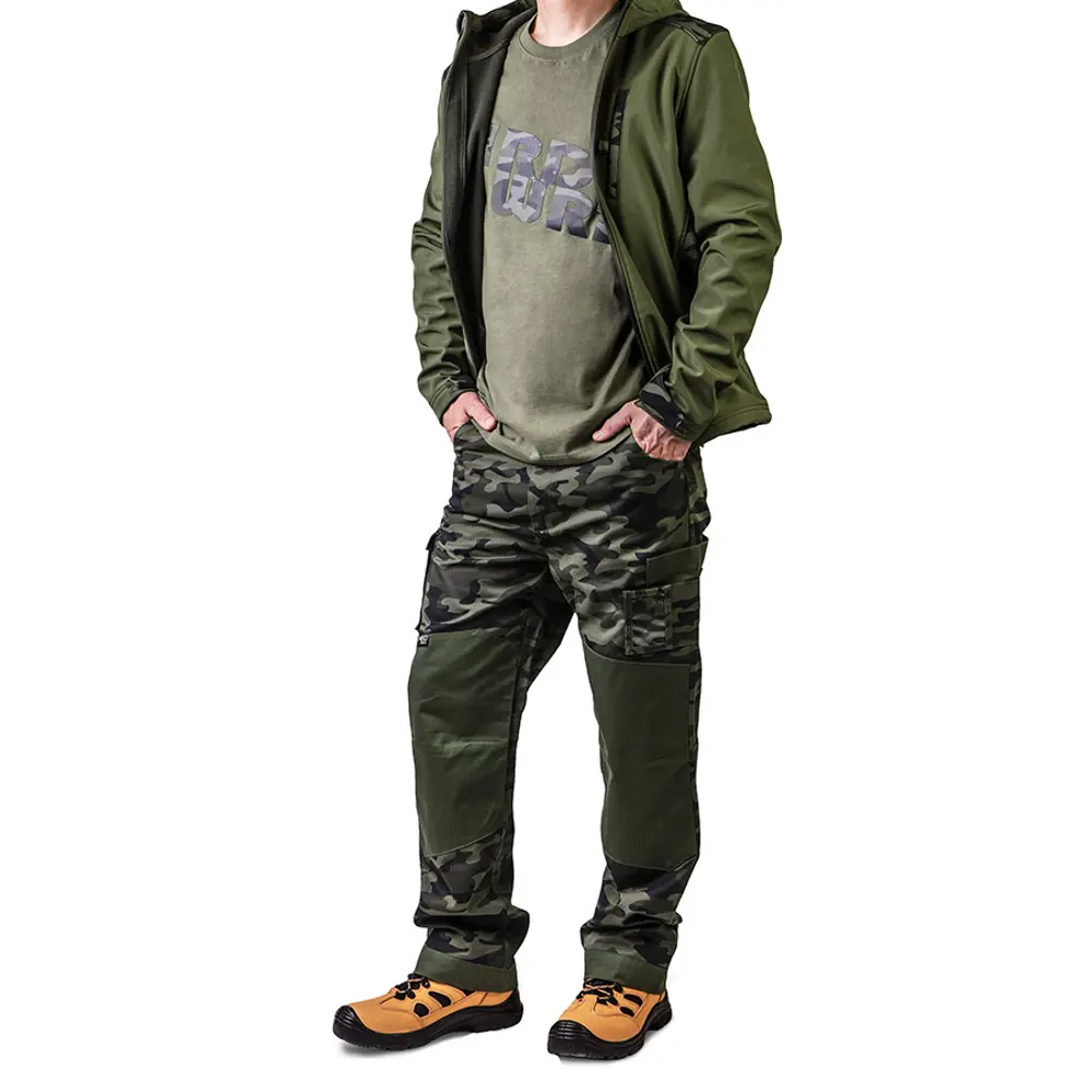 Футболка мужская Neo Tools Camo оливковая хлопок размер M рост 181 STLM-2199107 - Вид №3