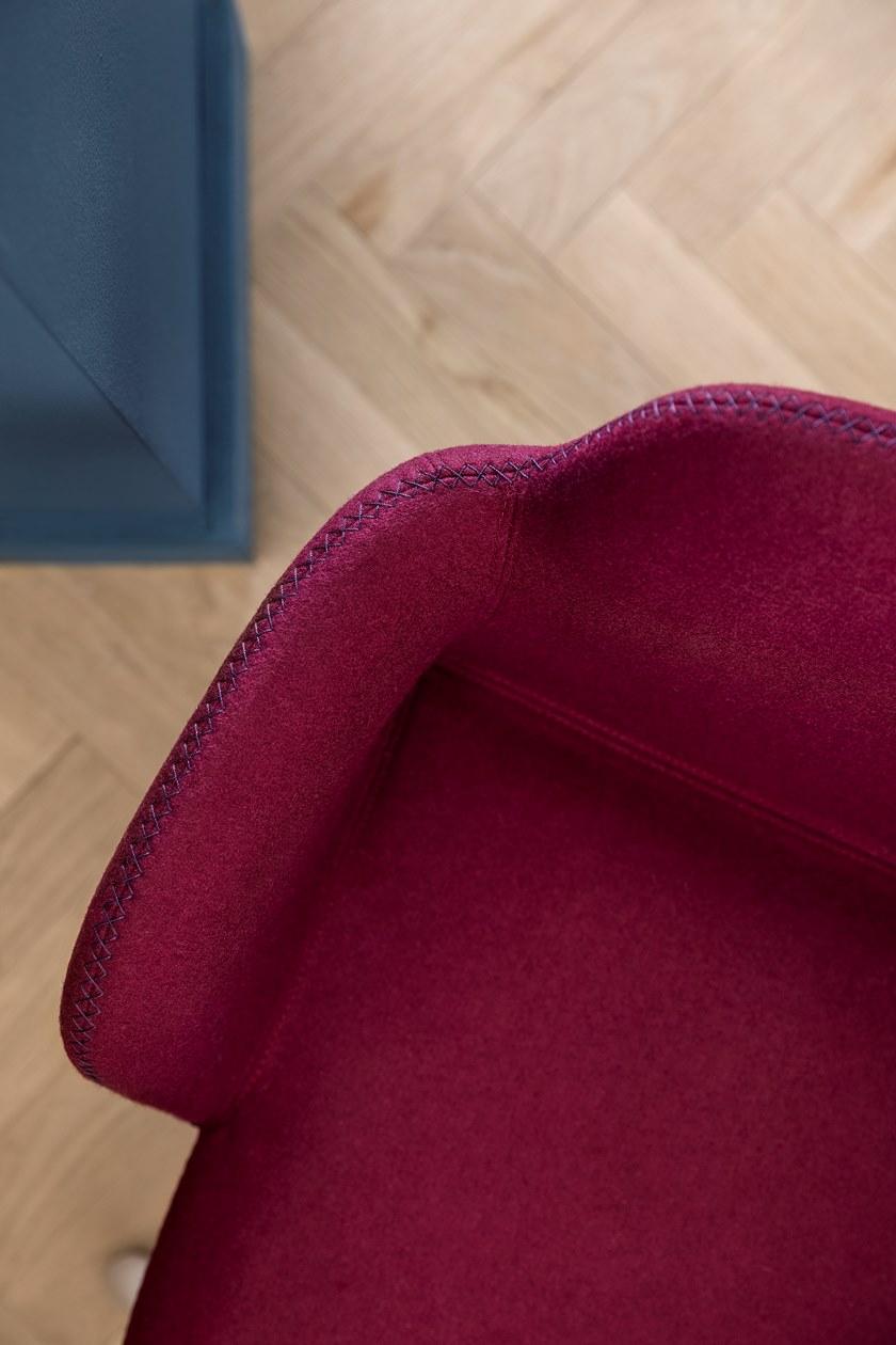 TrabA' Стул из ткани с подлокотниками Bardot 0034 met-tu-cb-uph - Вид №2