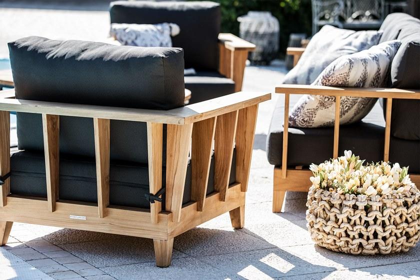 cbdesign Садовое кресло из тика с подлокотниками Meet you Tj 375 - Вид №3