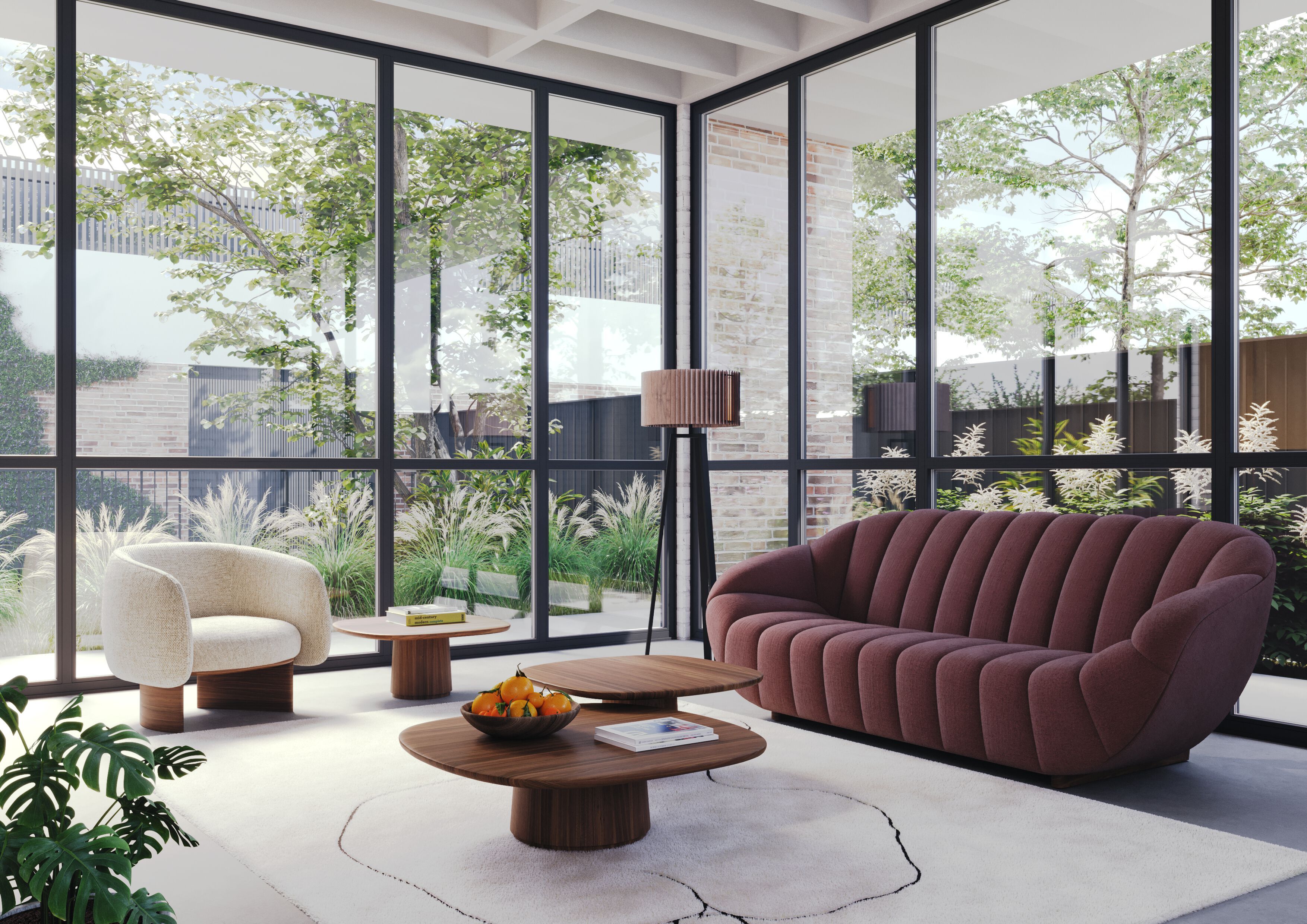 Тканевое кресло с подлокотниками Wewood гнездо ARCH-00029061 - Вид №3