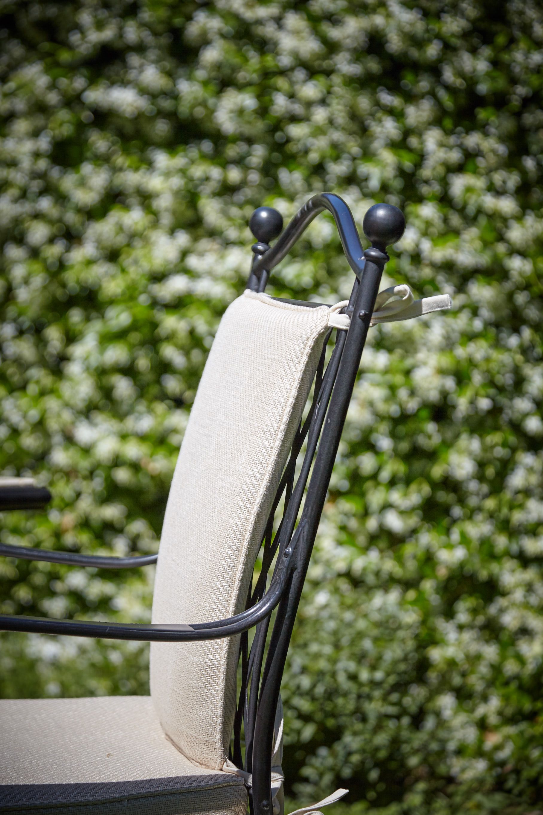 Садовый стул из нержавеющей стали с подлокотниками OFFICINACIANI Rombi ARCH-00089408 - Вид №2