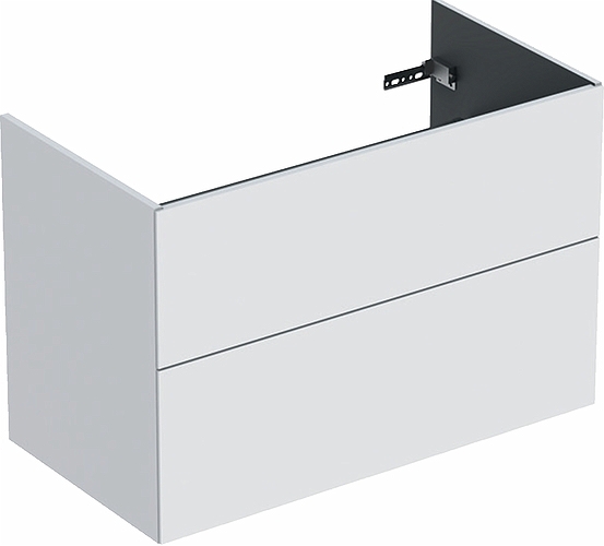 9751073111 IDO Elegant напольная тумба под умывальник для мебели, с двумя ящиками, W = 600 мм, W1 = 610 мм, темно-серый - Вид №8
