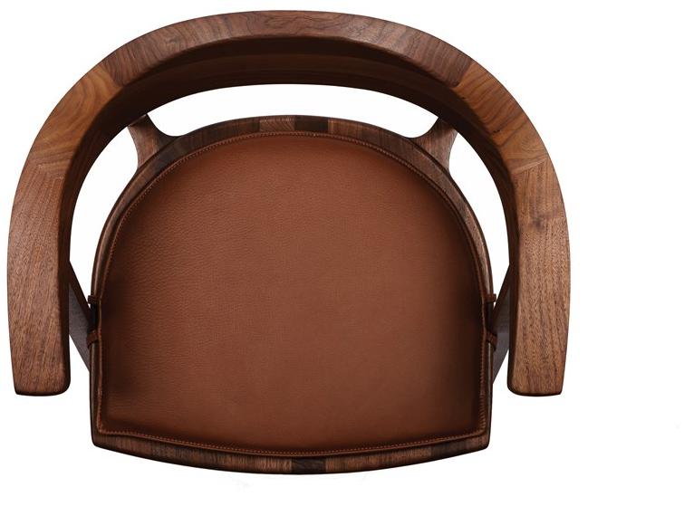 BassamFellows Стул из массива дерева с подлокотниками Mantis Cb-25 + cb-205 - Вид №4