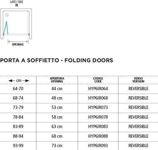 Gruppo Geromin Хрустальный душевой бокс с откидной дверцей Flow sun-id-1436709 - Вид №1