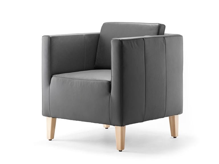 Кожаное кресло с подлокотниками SCHNEEWEISS interior последний ARCH-00031139 - Вид №3