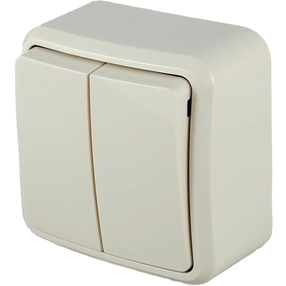 Двойной выключатель LEXMAN для современного интерьера 81930579 First 2 STLM-1101392 - Вид №1