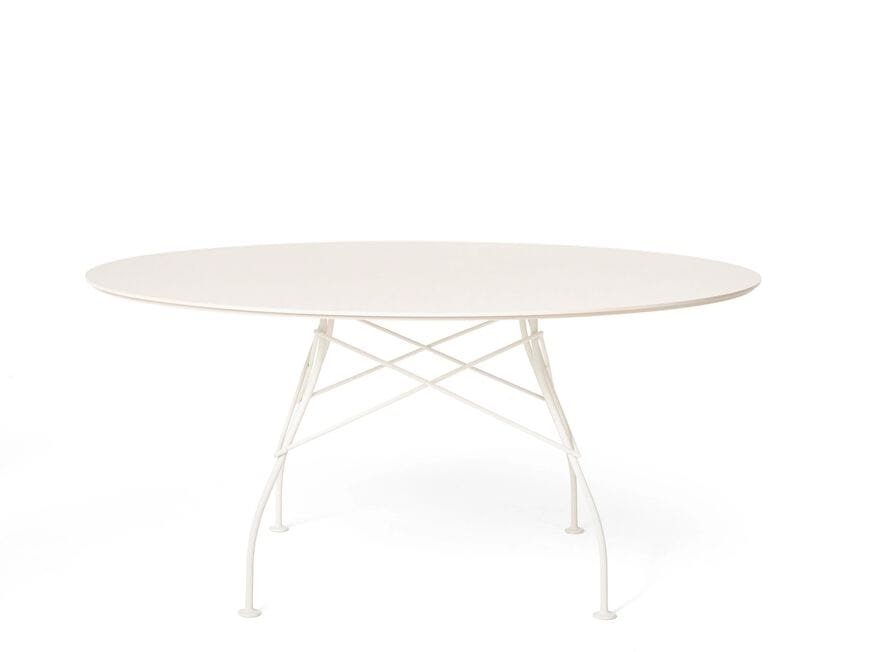 Круглый садовый стол из керамогранита Kartell GLOSSY XXL ARCH-00139274 - Вид №1