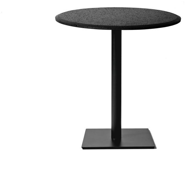 BUZAO Круглый высокий стол из лавового камня  B25113  - Вид №3