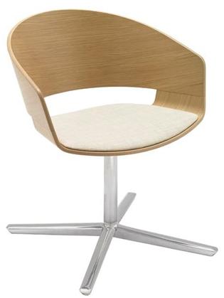 Andreu World Мягкое вращающееся кресло с 4-мя спицами Ronda So0465 - Вид №11