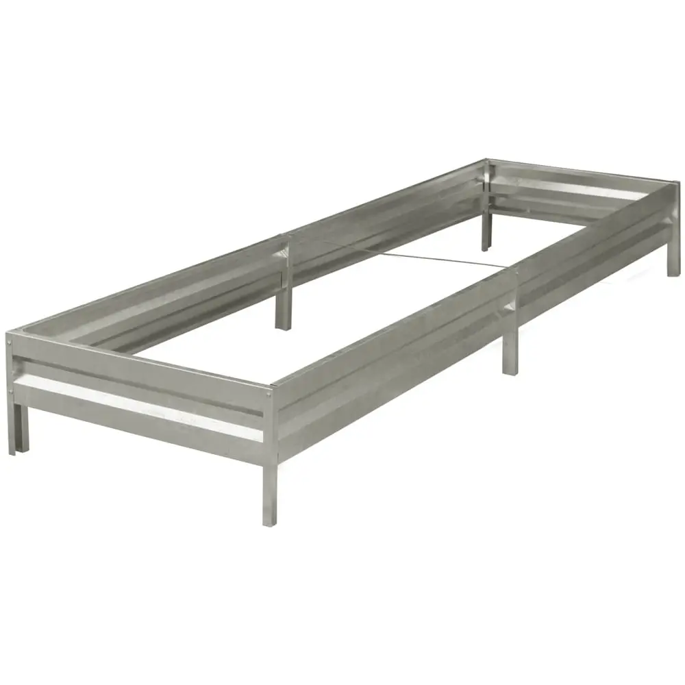 Грядка садовая 2x0.65x0.2 м сталь серый 86579646 STLM-2212307 Santreyd 