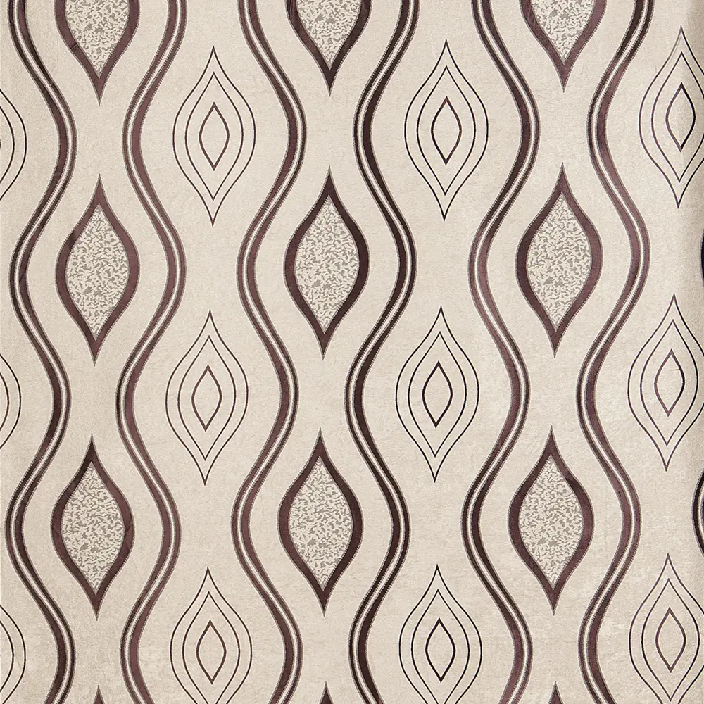 Ткань димаут «Витражный», 280 см, вензель, цвет венге ТОРГОВЫЙ ДОМ ТЕКСТИЛЬ STLM-2094052 - Вид №1