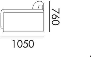 Grado Design 2-местный тканевый диван Salami Sal-sf-2s - Вид №8