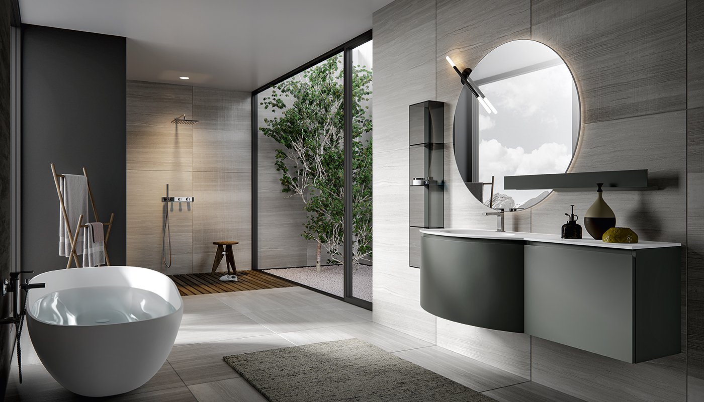 Edone МЕБЕЛЬ ДЛЯ ВАННОЙ с мягкими и элегантными линиями sun-id-2009029 - Вид №20