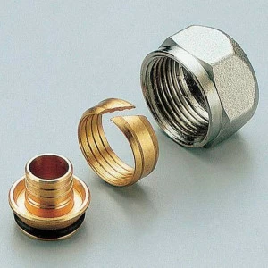 Соединитель для PEX трубы обжим евроконус TIEMME 20(2,0)х3/4"EK