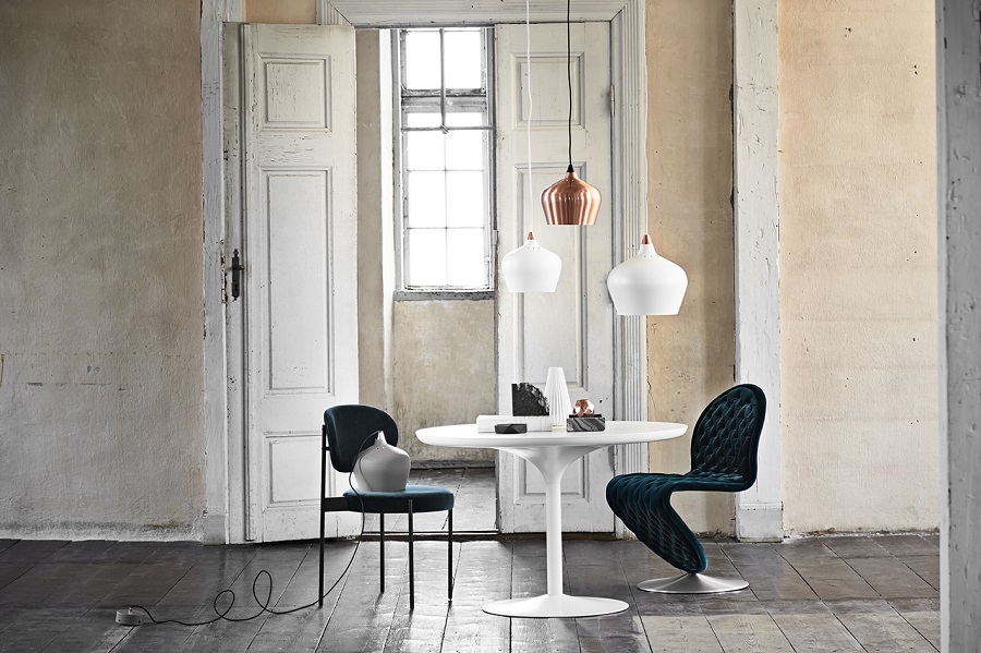 Лампа подвесная Cohen Small, бронзовая в глянце Frandsen 1441210500101 - Вид №1