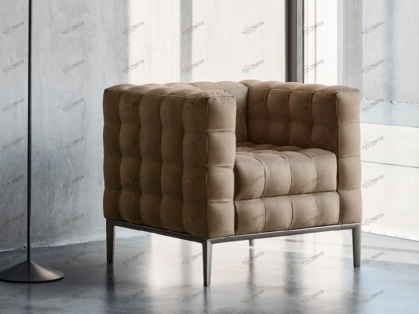 Twils Кресло из ткани с подлокотниками Chocolat sun-id-1345067