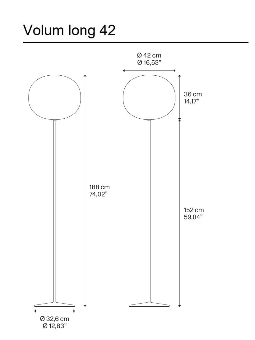 Выдувное стекло светодиодный торшер Lodes Volum ARCH-00123591 - Вид №8