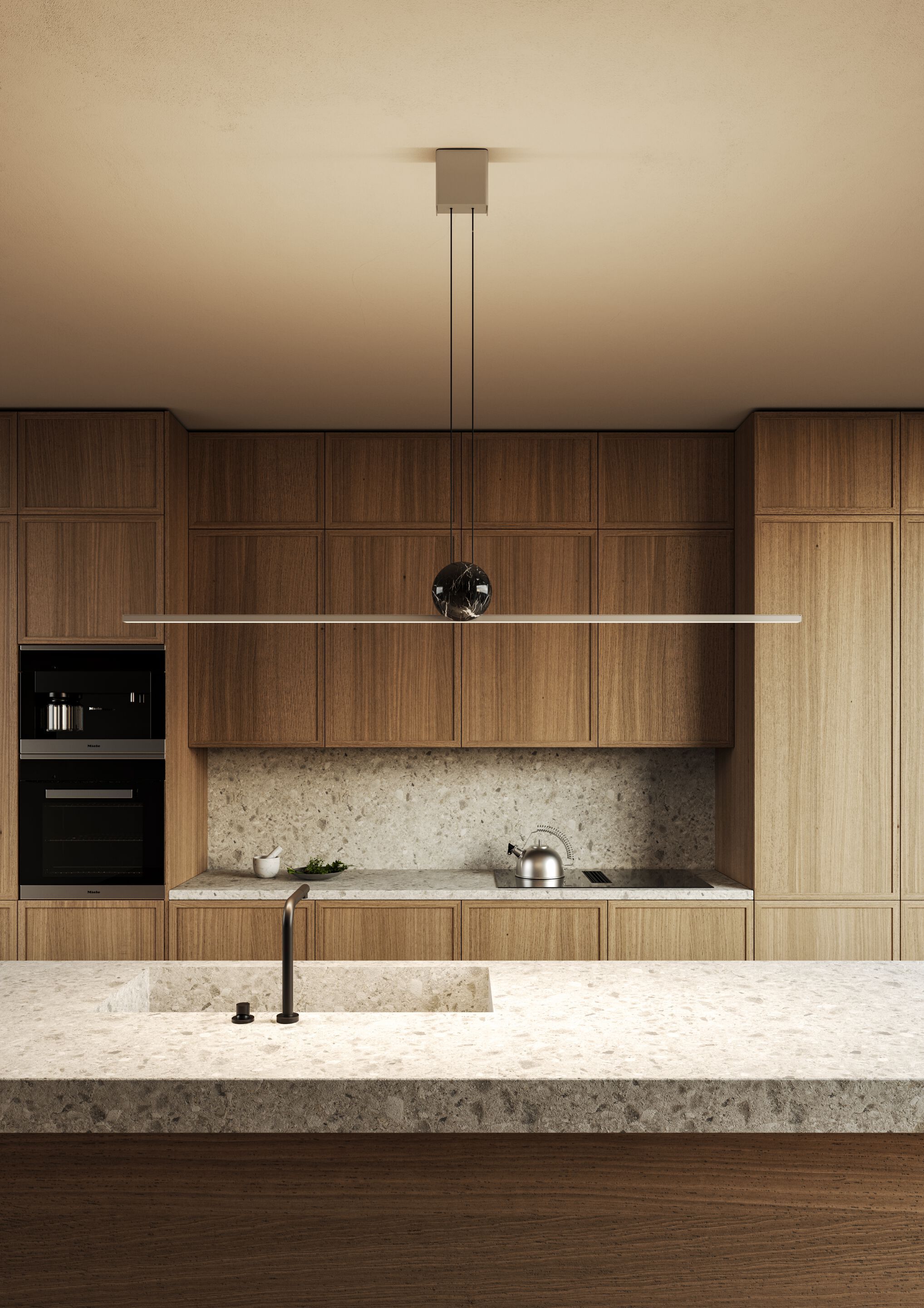 Металлический светодиодный подвесной светильник Italamp линейка ARCH-00021323 - Вид №1