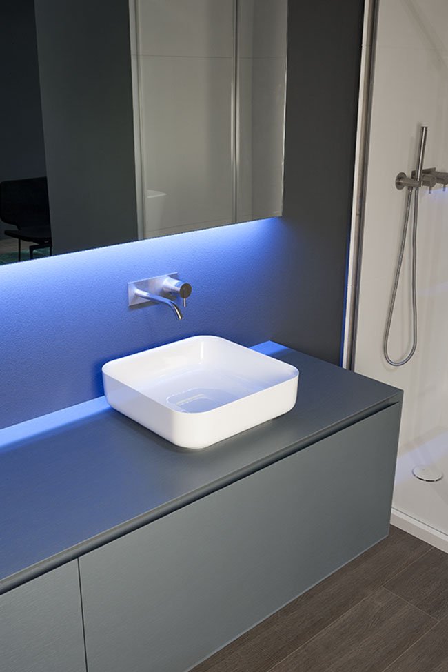 Bolo Накладная раковина на столешницу  прямоугольная Antoniolupi  - Вид №12