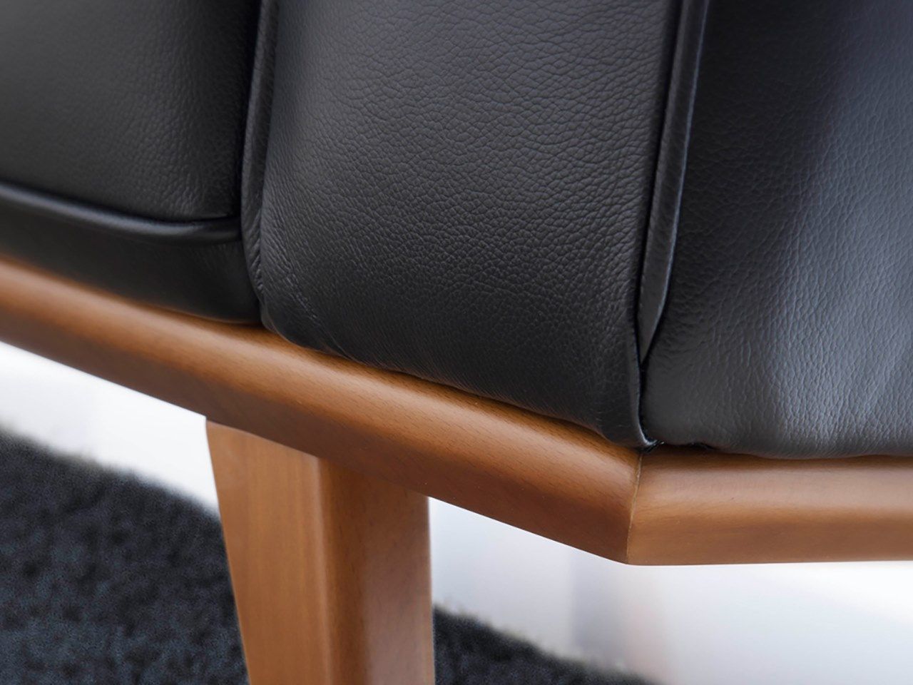 3-местный кожаный капитонный диван Angel Cerda диван тренд ARCH-00089351 - Вид №4