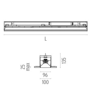 Профиль для линейного освещения