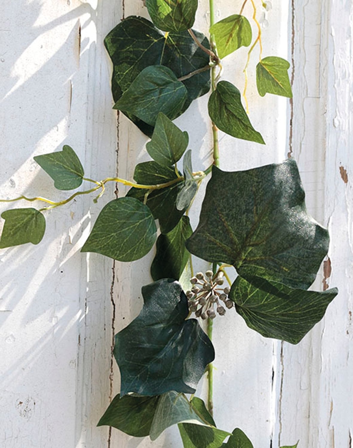 6742 883 a2 Гирлянда из искусственного черного тополя, 180 см, зеленая H-andreas  - Вид №1